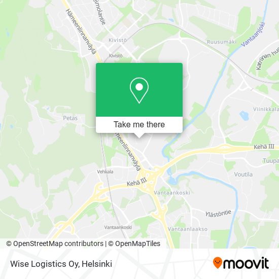 Wise Logistics Oy map