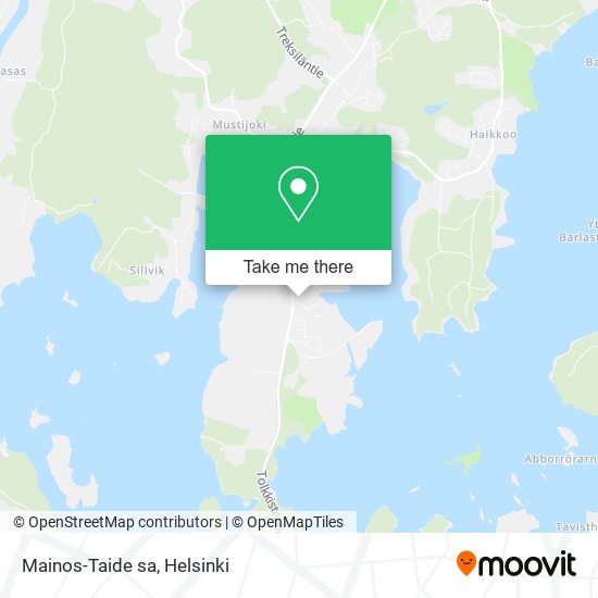 Mainos-Taide sa map