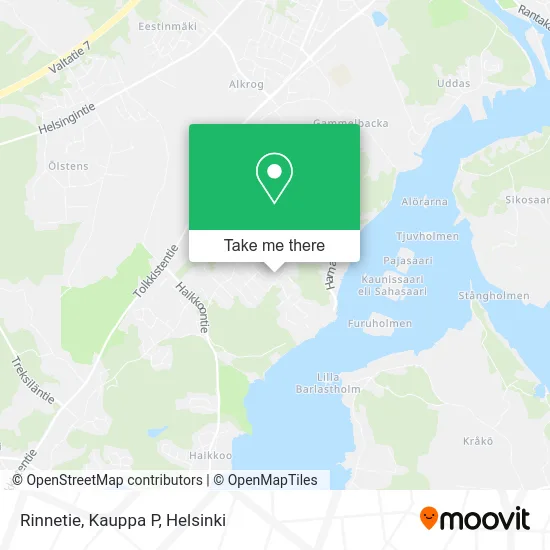 Rinnetie, Shop P map