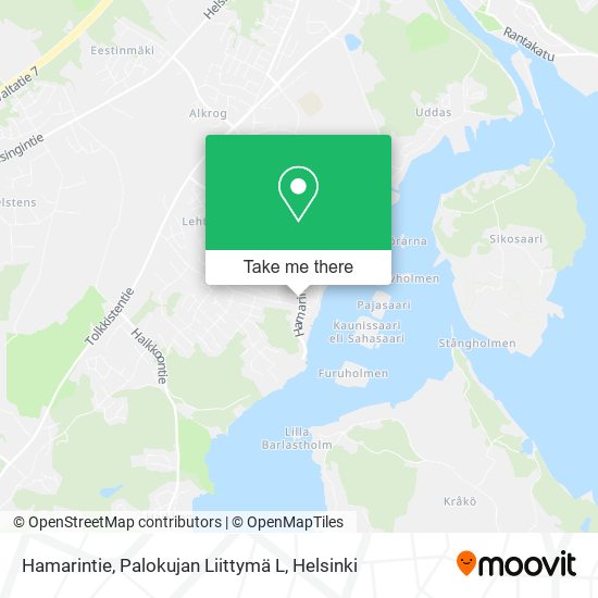 Hamarintie, Palokujan Liittymä L map