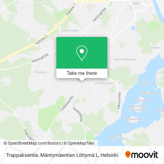 Trappaksentie, Mäntymäentien Liittymä L map