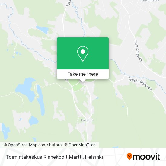 Toimintakeskus Rinnekodit Martti map