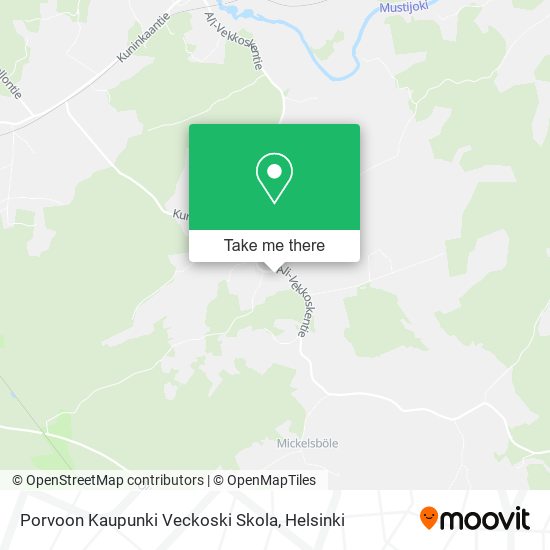 Porvoon Kaupunki Veckoski Skola map