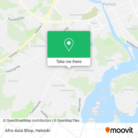 Afro-Asia Shop map