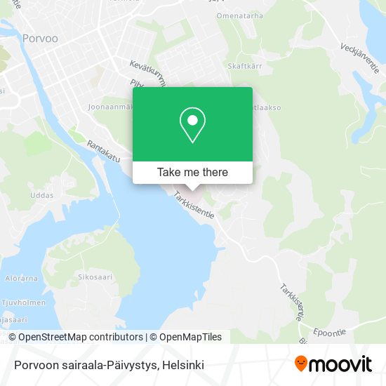 Porvoon sairaala-Päivystys map