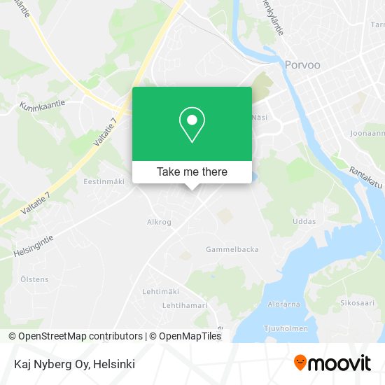 Kaj Nyberg Oy map