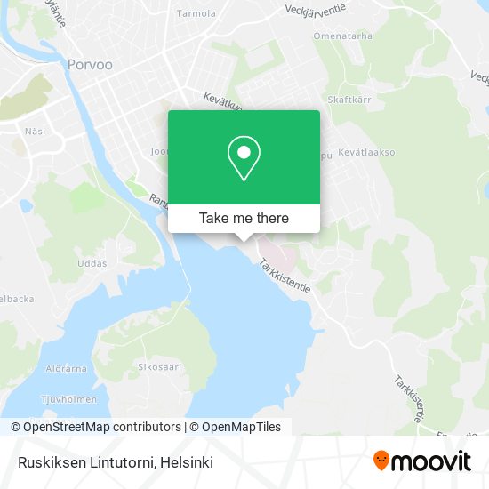 Ruskiksen Lintutorni map