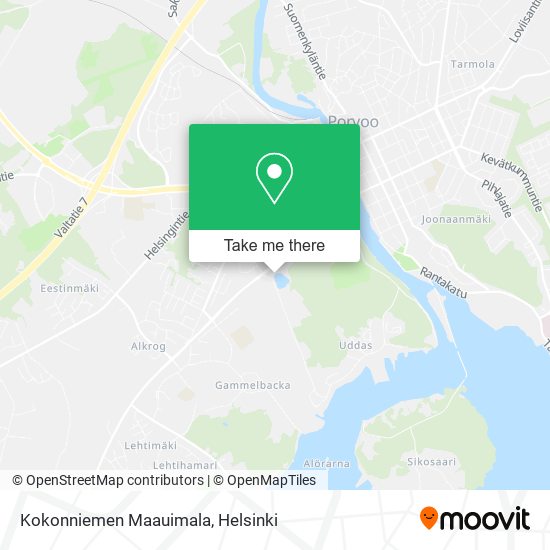 Kokonniemen Maauimala map