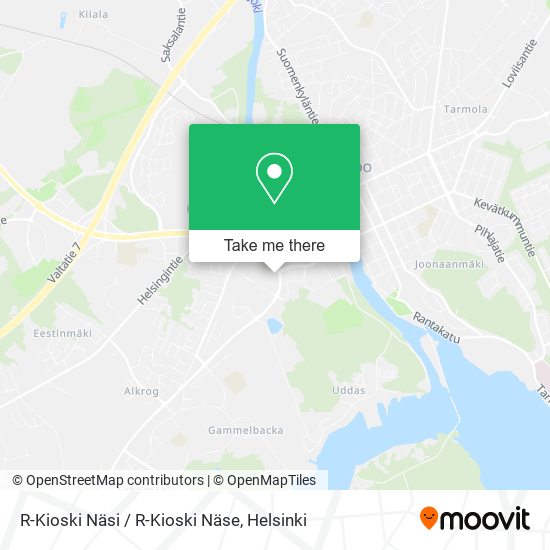 R-Kioski Näsi / R-Kioski Näse map