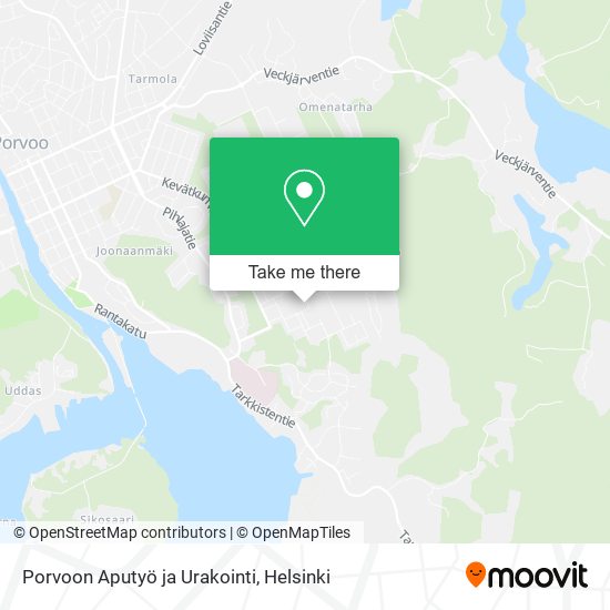 Porvoon Aputyö ja Urakointi map