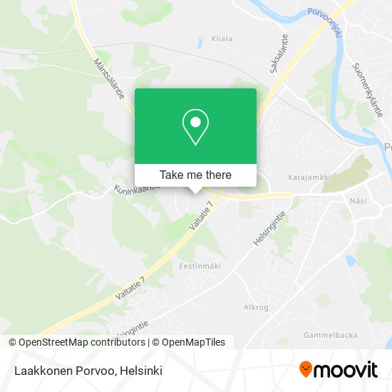 Laakkonen Porvoo map