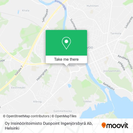 Oy Insinööritoimisto Duopoint Ingenjörsbyrå Ab map
