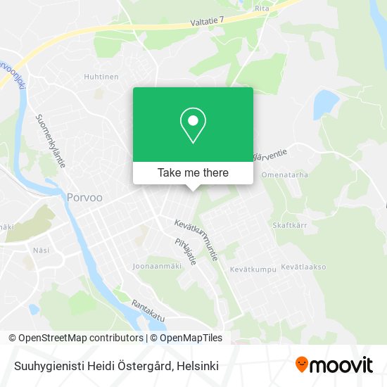 Suuhygienisti Heidi Östergård map