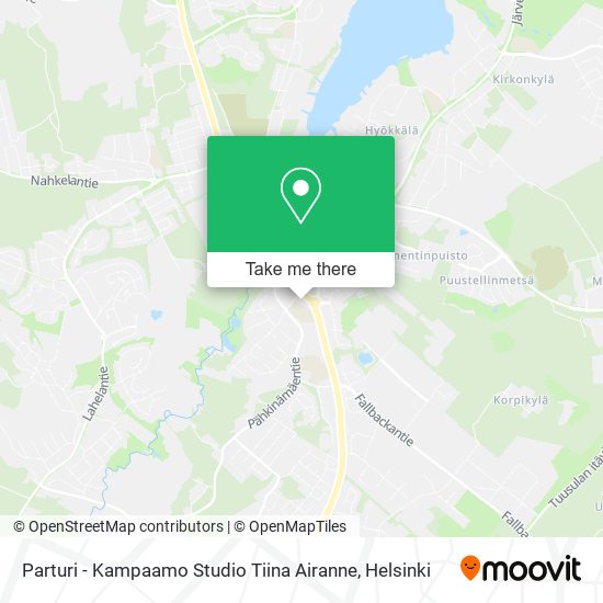 Parturi - Kampaamo Studio Tiina Airanne map