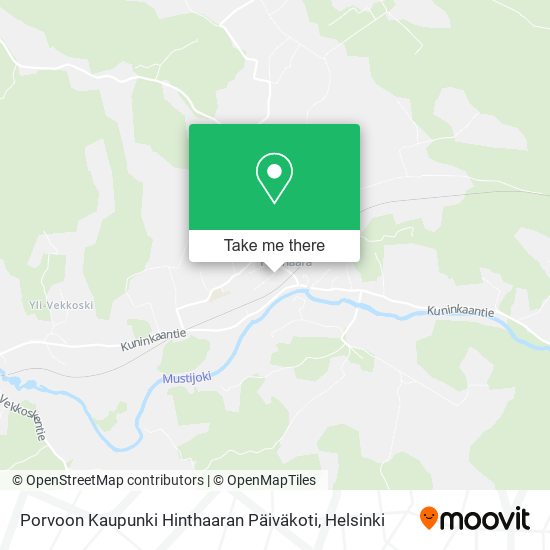 Porvoon Kaupunki Hinthaaran Päiväkoti map