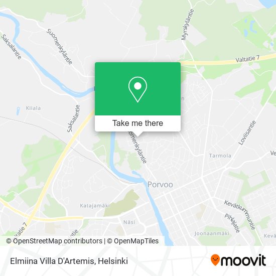 Elmiina Villa D'Artemis map