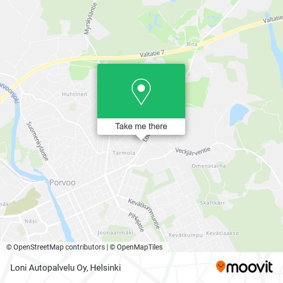 Loni Autopalvelu Oy map