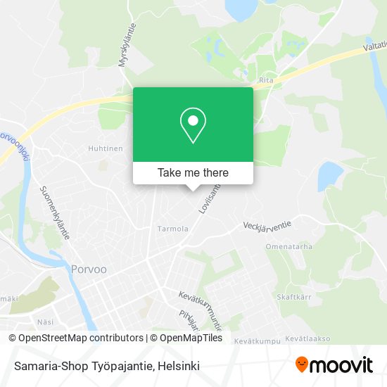 Samaria-Shop Työpajantie map