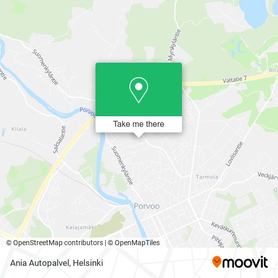 Ania Autopalvel map