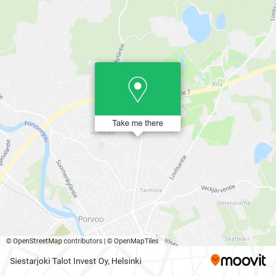 Siestarjoki Talot Invest Oy map