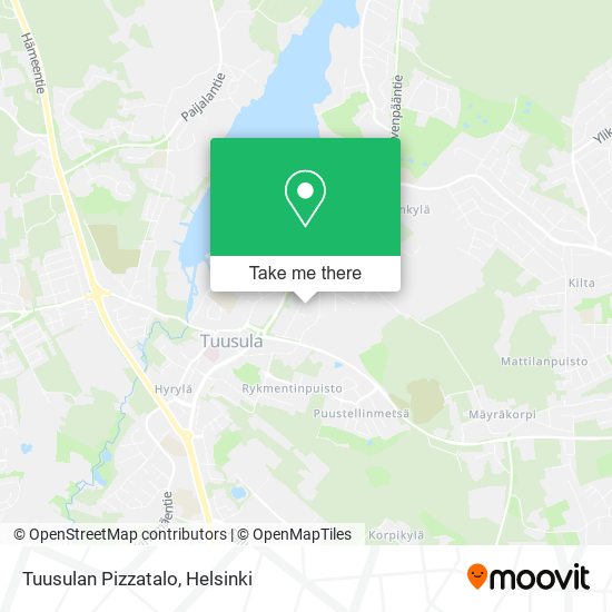 Tuusulan Pizzatalo map