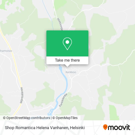 Shop Romantica Helena Vanhanen map