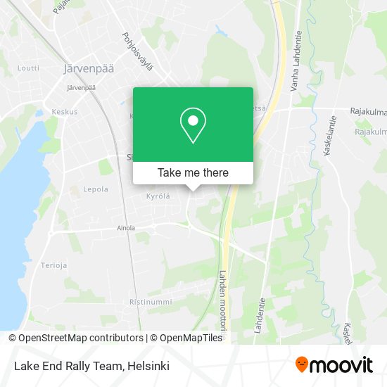 Lake End Rally Team map