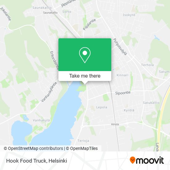 Hook Food Truck map