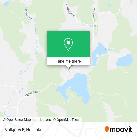 Valkjärvi E map