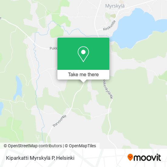 Kiparkatti Myrskylä P map