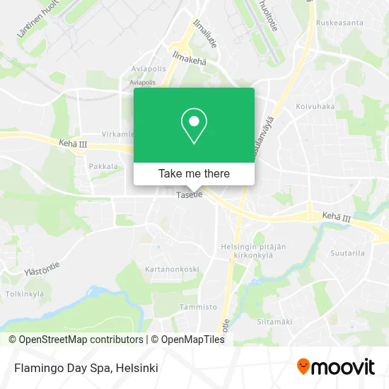 Flamingo Day Spa map