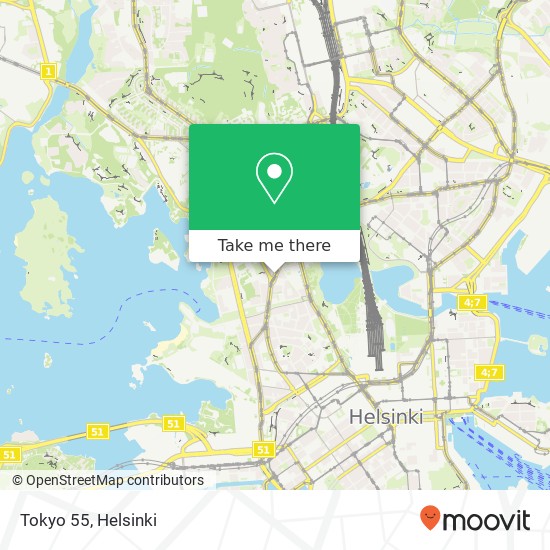 Tokyo 55 map