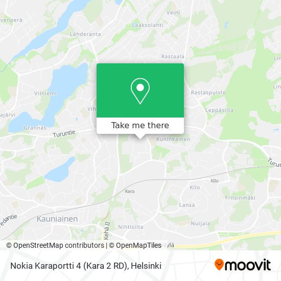 Nokia Karaportti 4 (Kara 2 RD) map
