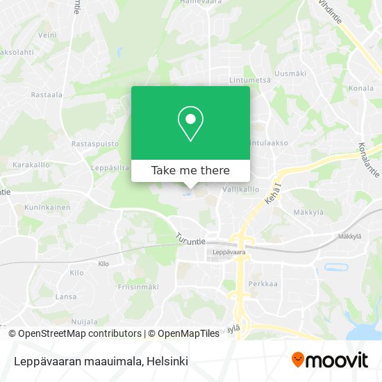 Leppävaaran maauimala map