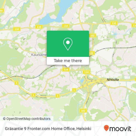 Gräsantie 9 Fronter.com Home Office map