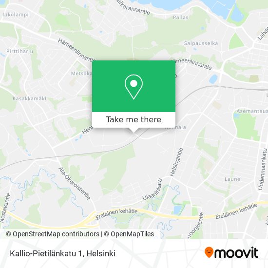 Kallio-Pietilänkatu 1 map