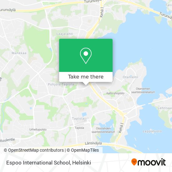 Espoo International School map