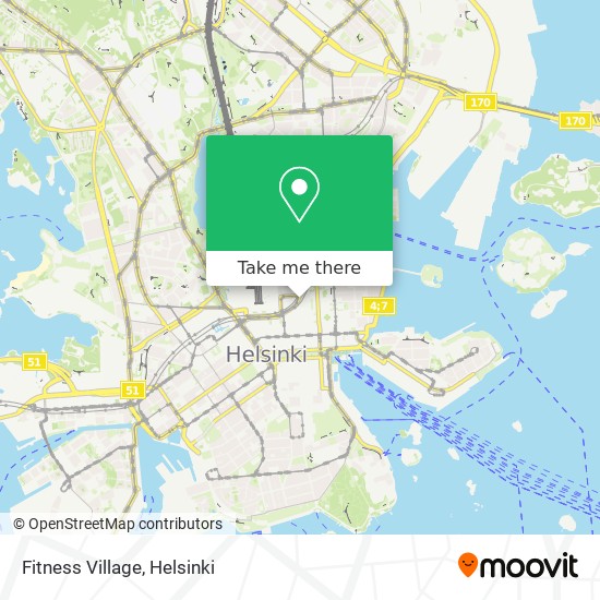 Fitness Village map