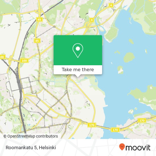 Roomankatu 5 map