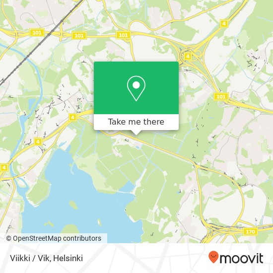 Viikki / Vik map