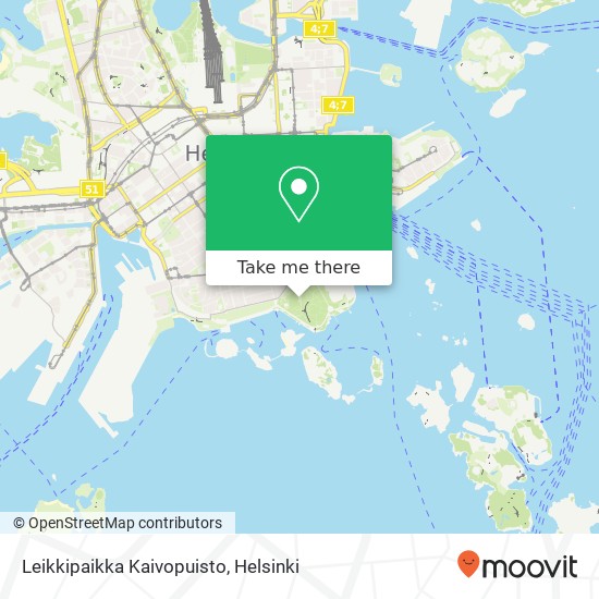 Leikkipaikka Kaivopuisto map