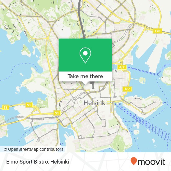 Elmo Sport Bistro map