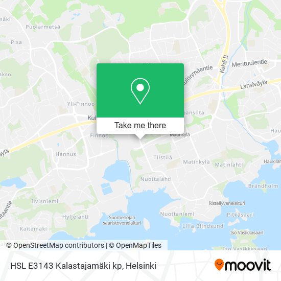 HSL E3143 Kalastajamäki kp map