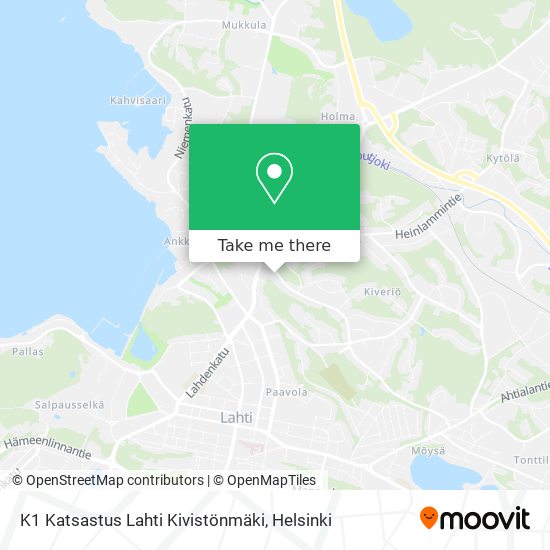 K1 Katsastus Lahti Kivistönmäki map