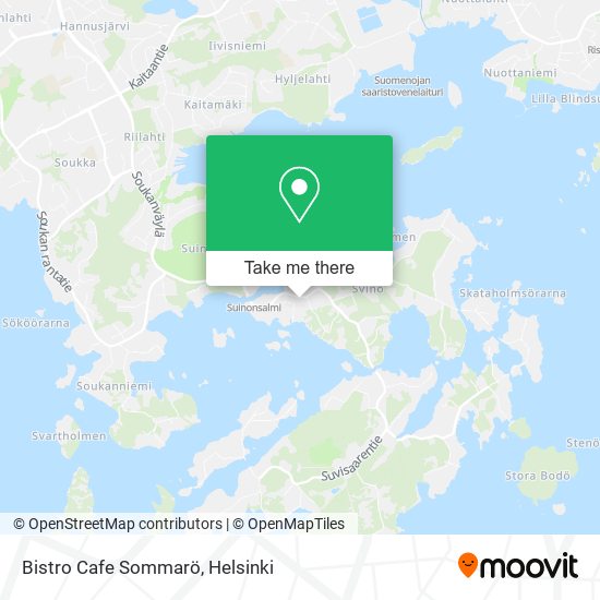 Bistro Cafe Sommarö map