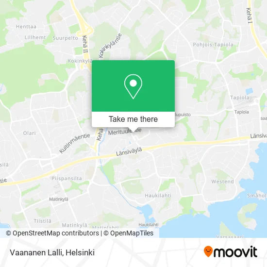 Vaananen Lalli map