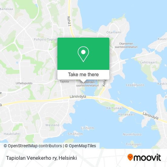 Tapiolan Venekerho ry map