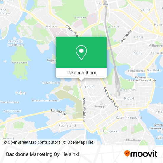 Backbone Marketing Oy map