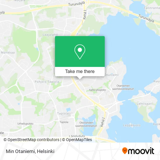 Min Otaniemi map