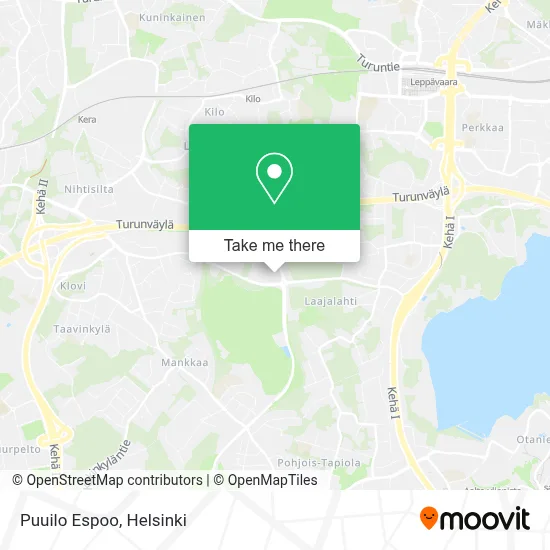 Puuilo Espoo map